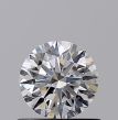 0.53 Carat Round D VS1 EX GIA Natural Diamond