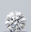 0.35 Carat Round G VVS1 EX GIA Natural Diamond