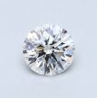 0.52 Carat Round D VS2 VG EX GIA Natural Diamond