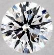 0.45 Carat Round D VVS1 EX GIA Natural Diamond