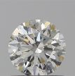 0.63 Carat Round H VS2 EX GIA Natural Diamond