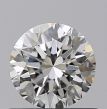 0.56 Carat Round I VVS1 VG EX GIA Natural Diamond