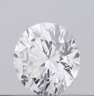 0.2 Carat Round D VVS1 EX VG GIA Natural Diamond