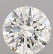 0.61 Carat Round H VS2 EX GIA Natural Diamond