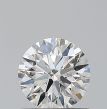 0.6 Carat Round F SI1 EX VG GIA Natural Diamond