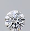 0.38 Carat Round D IF EX GIA Natural Diamond