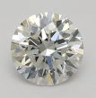 0.45 Carat Round H VS2 VG EX GIA Natural Diamond