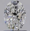 0.70 Carat Oval F VVS1 - EX VG GIA Natural Diamond