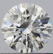 0.57 Carat Round D VVS2 EX GIA Natural Diamond