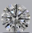 0.70 Carat Round F VS1 EX GIA Natural Diamond