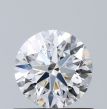 0.7 Carat Round F SI1 EX GIA Natural Diamond