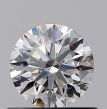 0.50 Carat Round D VVS1 EX GIA Natural Diamond