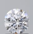 0.72 Carat Round D VVS2 EX GIA Natural Diamond