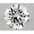 0.5 Carat Round F VVS1 EX GIA Natural Diamond