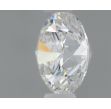 0.4 Carat Round F SI1 EX GIA Natural Diamond