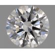 0.5 Carat Round E VVS2 EX GIA Natural Diamond