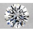 0.45 Carat Round E VVS1 EX GIA Natural Diamond