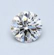 0.82 Carat Round H VS1 EX GIA Natural Diamond