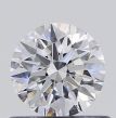 0.53 Carat Round D SI1 EX GIA Natural Diamond