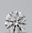 0.55 Carat Round F VVS1 EX GIA Natural Diamond