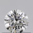 0.45 Carat Round H VVS2 VG EX GIA Natural Diamond