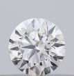 0.18 Carat Round H VVS2 EX GIA Natural Diamond