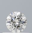 0.26 Carat Round H VVS1 EX GIA Natural Diamond