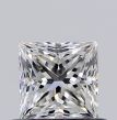 0.51 Carat Princess F VS2 - EX VG GIA Natural Diamond