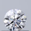 0.40 Carat Round D SI2 EX GIA Natural Diamond