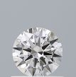 0.5 Carat Round F VVS1 EX GIA Natural Diamond