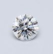 0.56 Carat Round E VVS1 EX GIA Natural Diamond