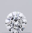 0.2 Carat Round D VS1 EX VG GIA Natural Diamond