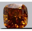 0.5 Carat Cushion Modified Fancy Deep Brown I1 - VG GIA Natural Diamond