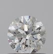 0.55 Carat Round F VVS1 EX GIA Natural Diamond