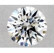 0.45 Carat Round E VVS1 EX GIA Natural Diamond