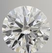 0.52 Carat Round H SI1 EX GIA Natural Diamond