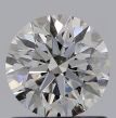 0.80 Carat Round F SI1 EX GIA Natural Diamond