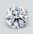 1.3 Carat Round D VVS1 EX GIA Natural Diamond