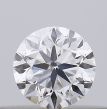 0.18 Carat Round D VVS2 VG EX GIA Natural Diamond