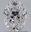 0.70 Carat Oval D VS2 - EX VG GIA Natural Diamond