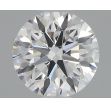 0.57 Carat Round D VVS1 EX GIA Natural Diamond