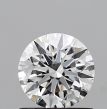 0.67 Carat Round E VVS2 EX GIA Natural Diamond