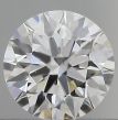 0.53 Carat Round E VS2 EX GIA Natural Diamond