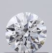 0.56 Carat Round F VS2 EX GIA Natural Diamond