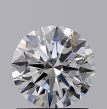 0.90 Carat Round E SI1 EX GIA Natural Diamond