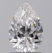 1.00 Carat Pear E VVS1 - EX GIA Natural Diamond