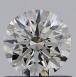 0.61 Carat Round J VVS2 EX GIA Natural Diamond