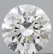 0.5 Carat Round H VVS2 GD EX VG GIA Natural Diamond