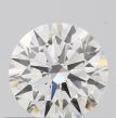 0.5 Carat Round H VVS2 EX GIA Natural Diamond