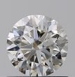 0.60 Carat Round I VVS1 VG EX GIA Natural Diamond